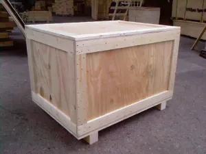 dumpling machine wrapped and packed in a wooden box