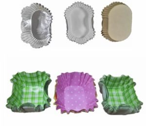 Final product made from Paper Cake Cup Making Machine