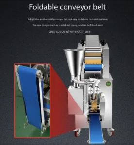 blue antibacterial foldable conveyor belt