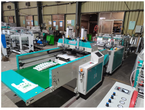 t-shirt bags making machine