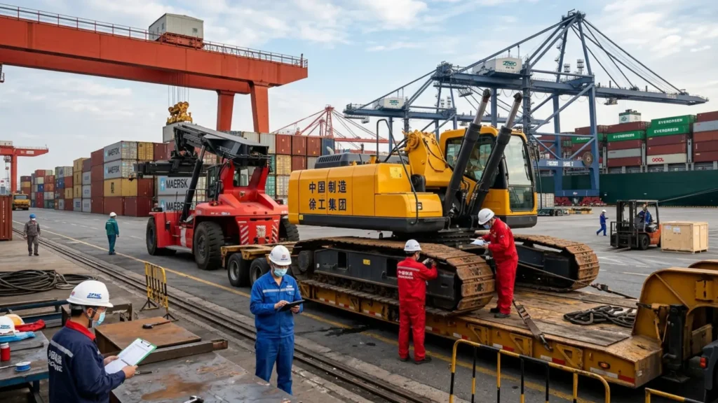 handle large equipment orders from China