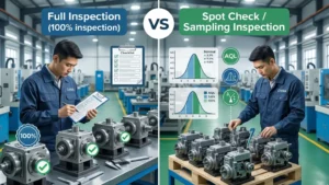 full inspection vs spot check