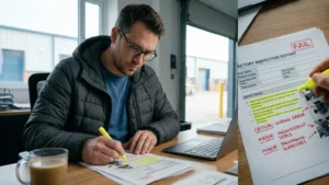 How to read a factory quality inspection report