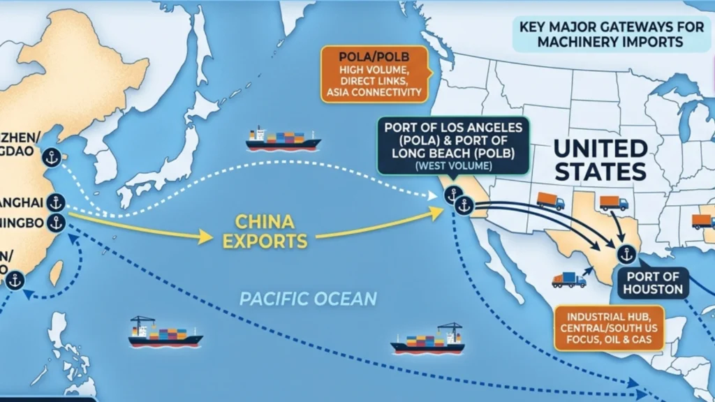US port of entry for imports