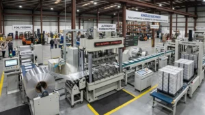 aluminum foil container machine