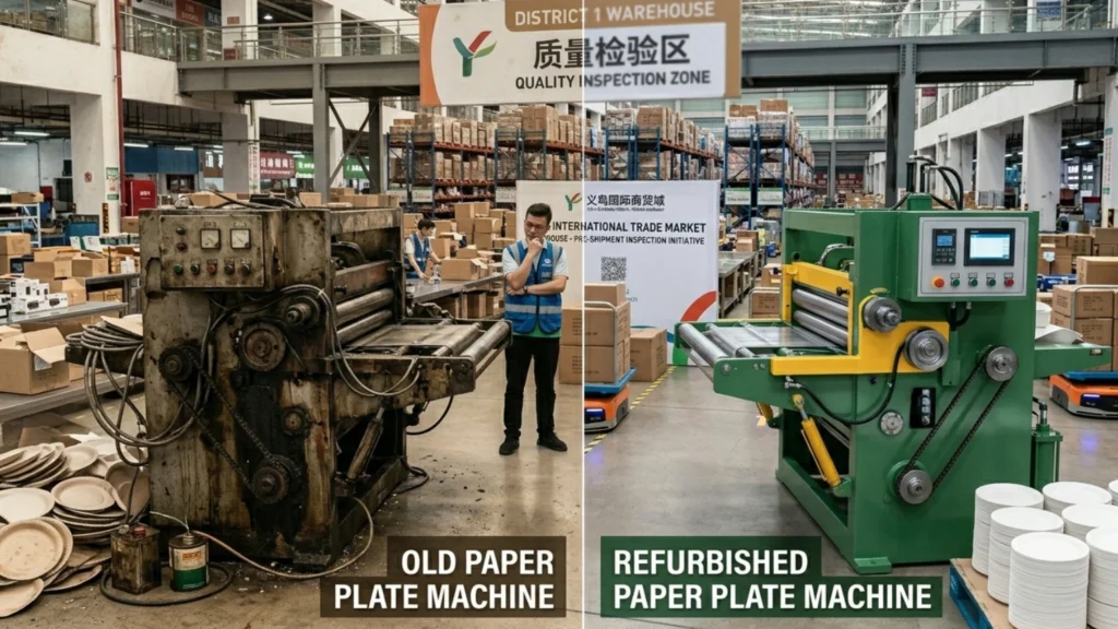 used paper plate making machine